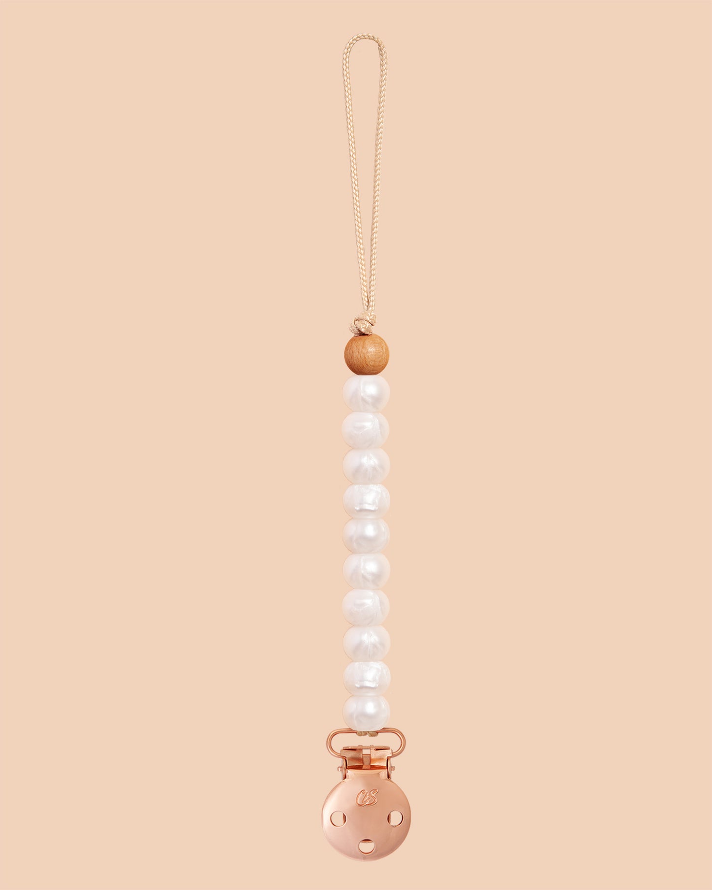 Sienna Pearl Dummy Clip in Rose Gold