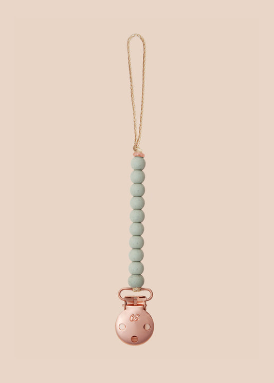 Luxe Concrete Speckled Dummy Clip in Rose Gold